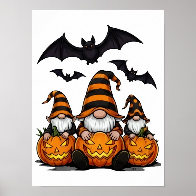 Póster Halloween Gnome Poster (Frente)