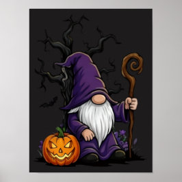 Póster Halloween Gnome Poster