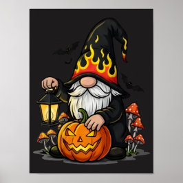 Póster Halloween Gnome Poster