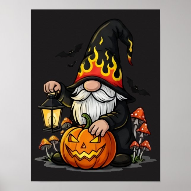 Póster Halloween Gnome Poster (Frente)