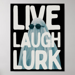 Póster Halloween Graciosa Lurk Live Lauder Love Ghost Cos