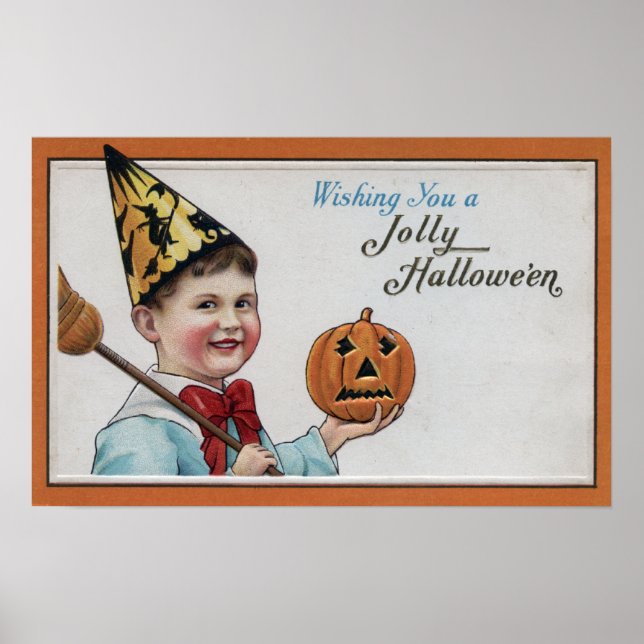 Póster Halloween GreetingJolly Halloween (Frente)