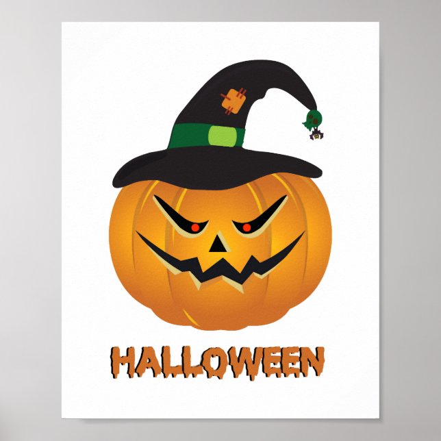 Póster Halloween Halloween Halloween fiesta de ideas (Frente)
