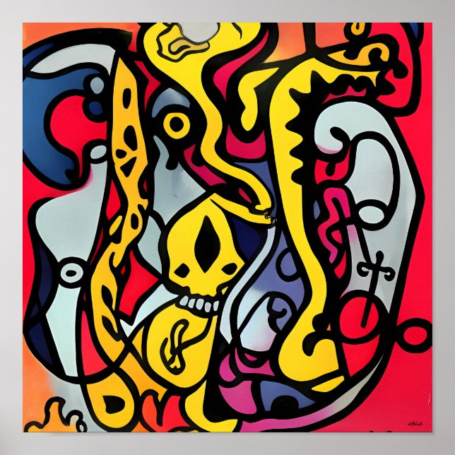 Póster Halloween Hangover (Frente)