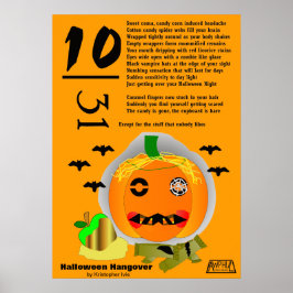 Póster Halloween Hangover Poster
