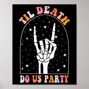 Póster Halloween hasta la muerte nos hace el Fiesta Retro