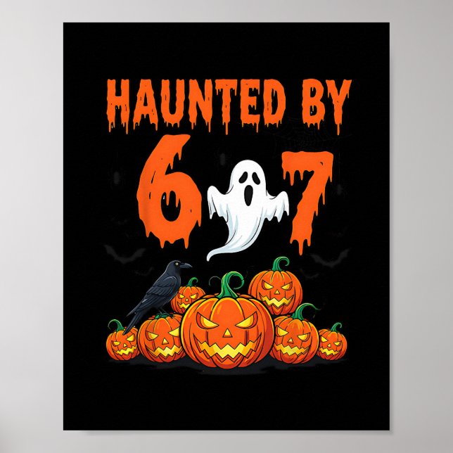 Póster Halloween Haunted 67 Six Seven Meme 1 (19)  (Frente)