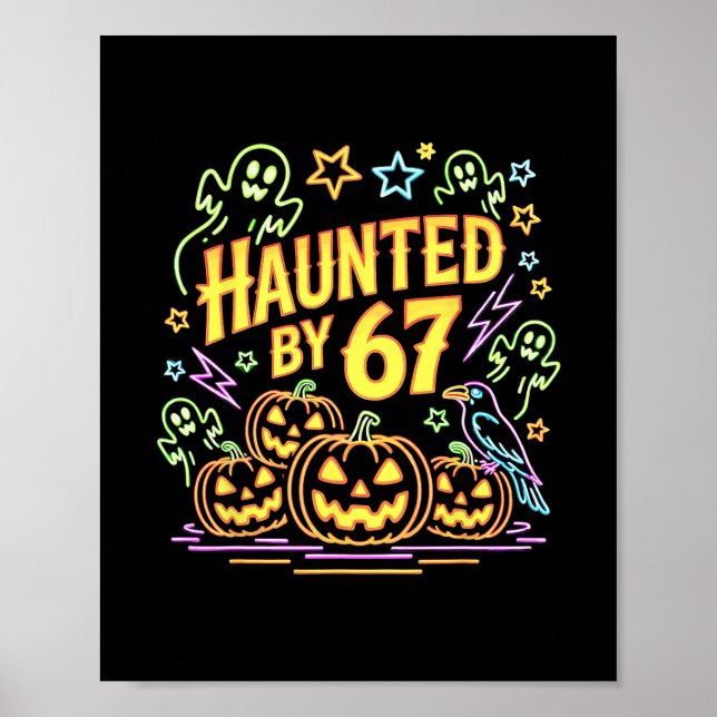 Póster Halloween Haunted 67 Six Seven Meme 1 (6)  (Frente)
