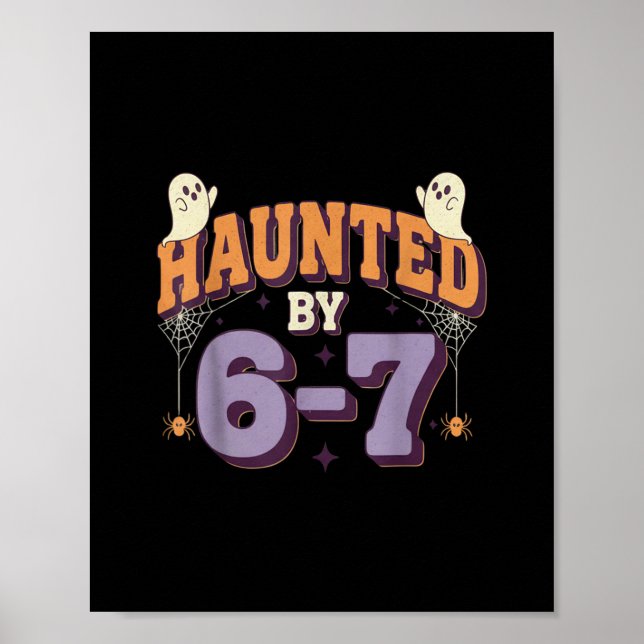 Póster Halloween Haunted 67 Six Seven Meme 1 (9)  (Frente)