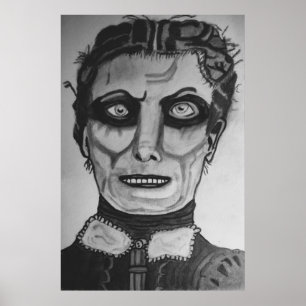 PÓSTER HALLOWEEN HAUNTED HOUSE RESIDENT GHOST