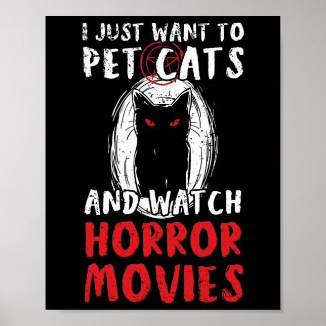 Póster Halloween Horror Diseño De Película Para Halloween (Frente)