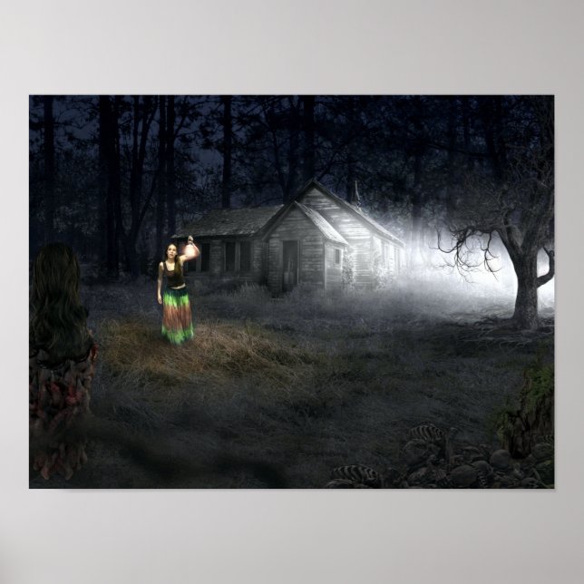 Póster Halloween Horror House (Frente)