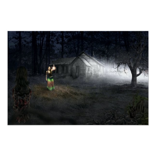 Póster Halloween Horror House (Anverso)