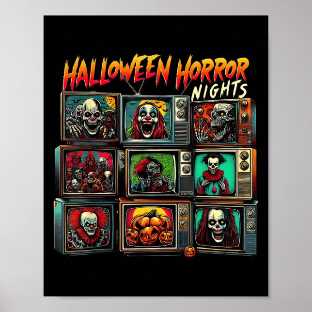 Póster Halloween Horror Nights Y Movie  (Frente)