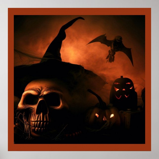 Póster Halloween - Jack-O-Lanterns 4 (Frente)