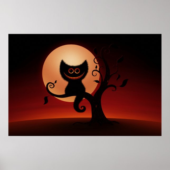 Póster Halloween Kitten (Frente)