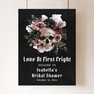 Póster Halloween Love At First Bridal Shower Welcome