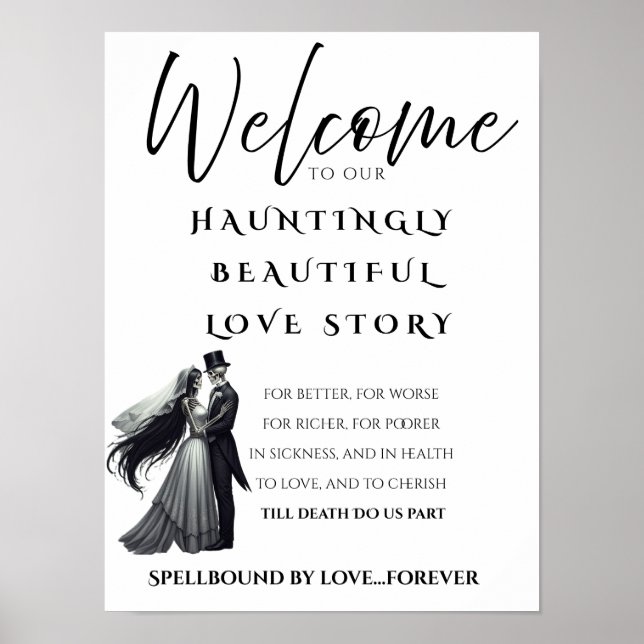 Póster Halloween Love Story Poster (Frente)