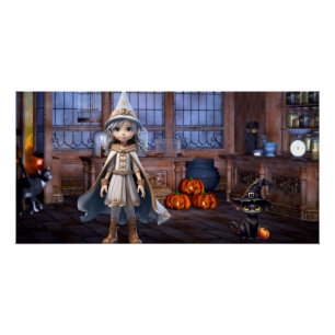 Póster Halloween Mágico