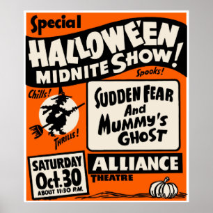 Póster Halloween Midnite Show