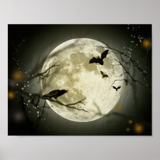 Póster Halloween Moon