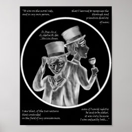Póster Halloween Mr. Hyde and Dr. Jekyll Gothic Art Print