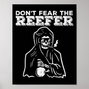 Póster Halloween no teme a Reefer Grim Reaper Funny Costu