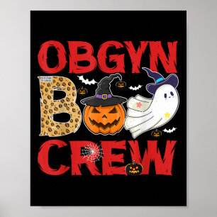 Póster Halloween Ob-gyn Nurse Shirt Men Wo