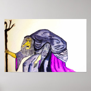 PÓSTER HALLOWEEN OLD HAG