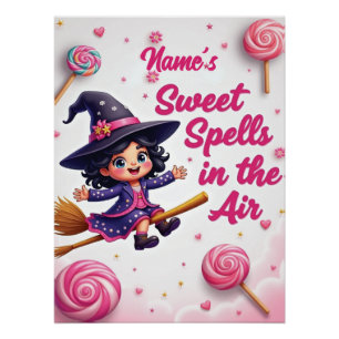Póster Halloween Personalizado y Dulce Escándalo