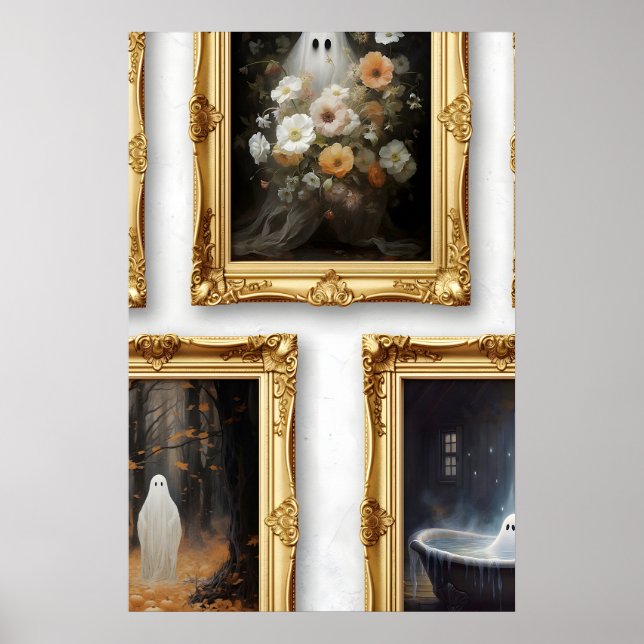 Póster Halloween Printable 50 Vintage Mega Bundle Set (Frente)