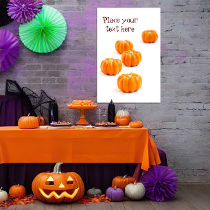 Póster Halloween pumpkin candy