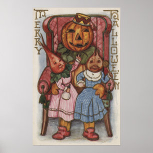 Póster Halloween Saludo a Turnip