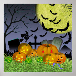 Póster Halloween Scene