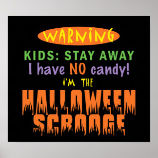 PÓSTER HALLOWEEN SCROOGE