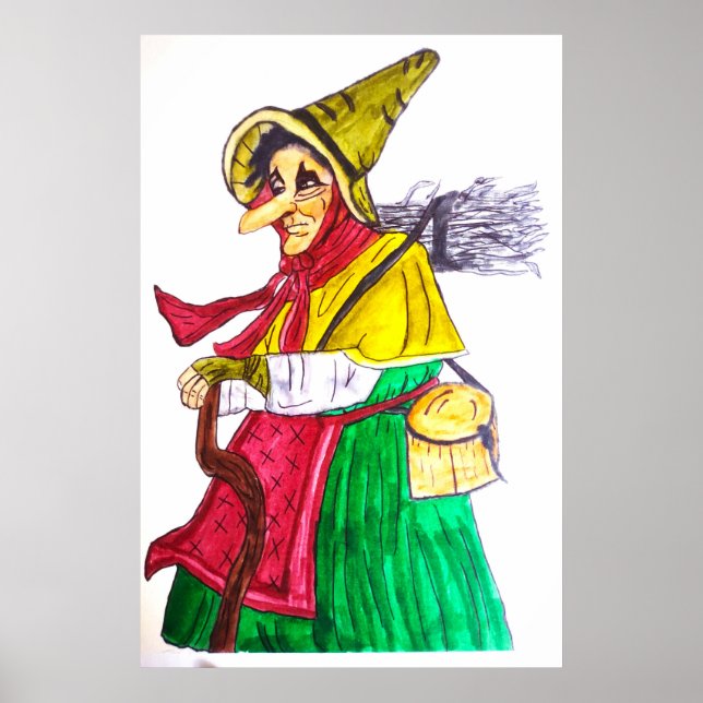 PÓSTER HALLOWEEN SINISTER OLD CRONE (Frente)