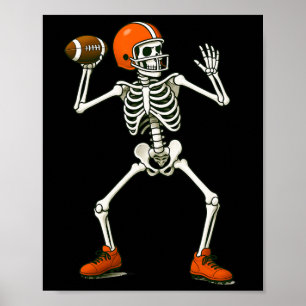 Póster Halloween Skeleton Vender Costume Funny Hombres Ni