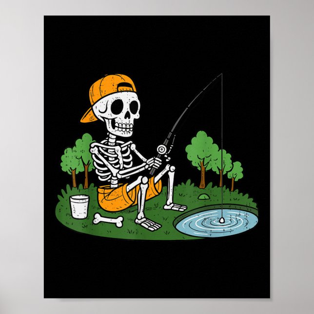 Póster Halloween Soky Fisherman Fish Halloween (Frente)