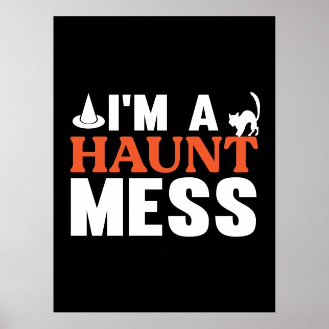Póster Halloween Soy Un Desgraciado Aniversario (Frente)