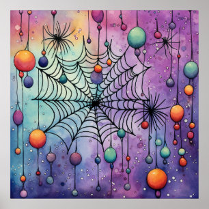 Póster Halloween Spider Poster web