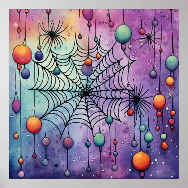Póster Halloween Spider Poster web (Frente)