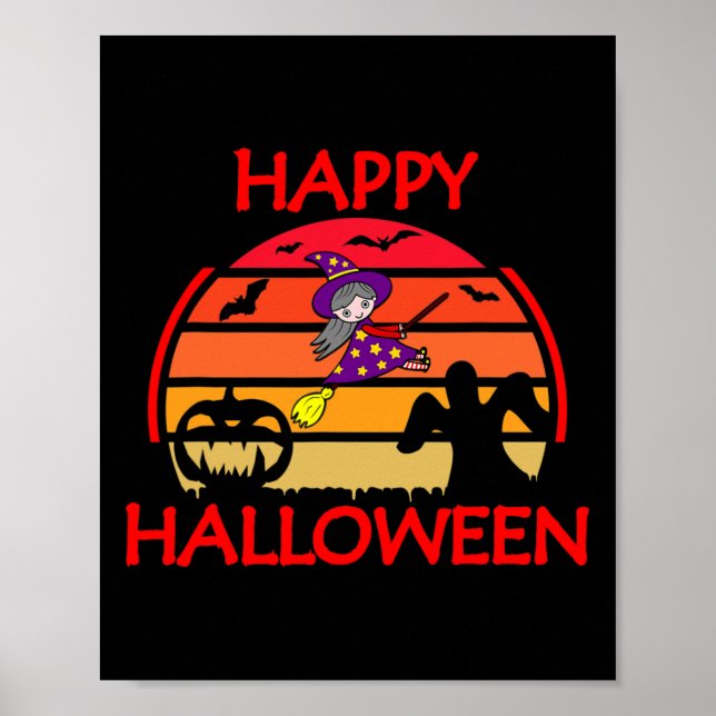 Póster Halloween Sunset (Frente)
