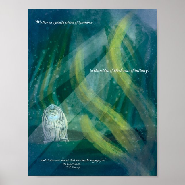 Póster Halloween The Call of Cthulhu Art Print  (Frente)