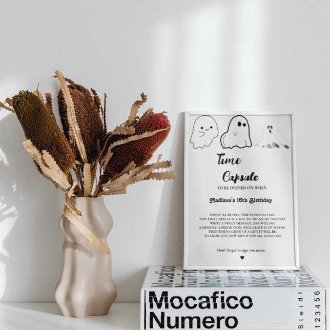 Póster Halloween Tiempo de ducha de bebé fantasma Cápsula (Subido por el creador)