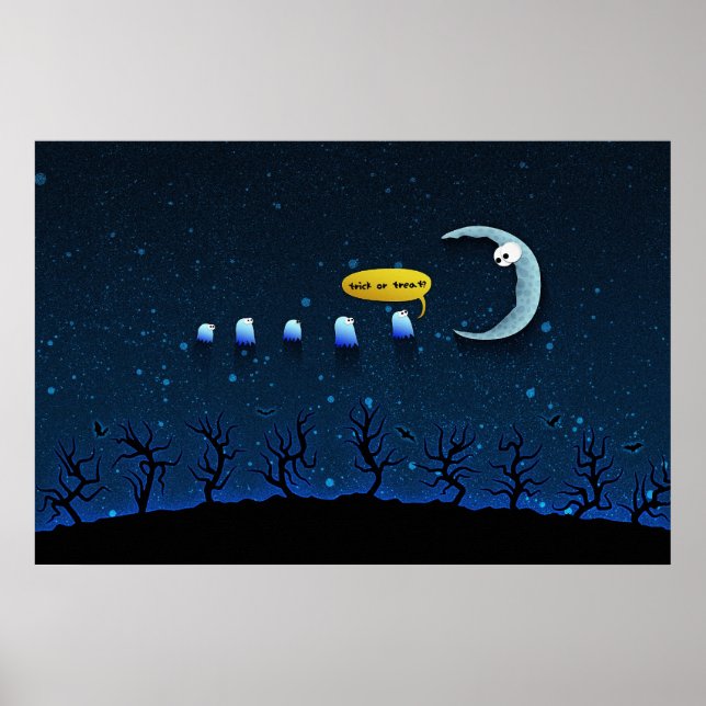 Póster Halloween: ¿Trick o Treat? (Frente)