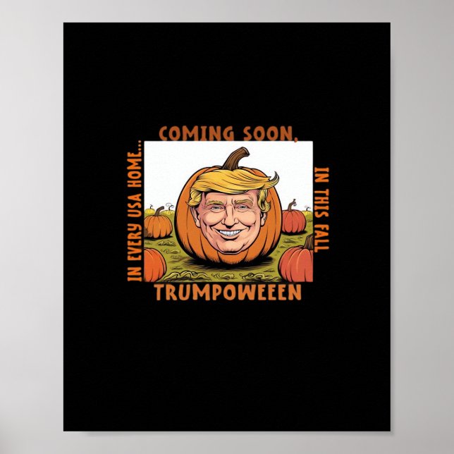 Póster Halloween - Trumpkin Election Classic (Frente)