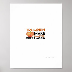 Póster Halloween Trumpkin Funny - Classic Maga Costume De