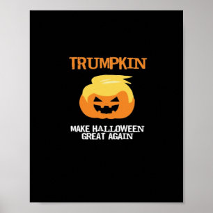 Póster Halloween Trumpkin V3