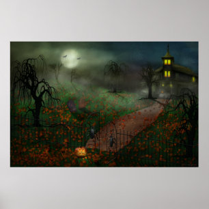 Póster Halloween - uno santifica Eve