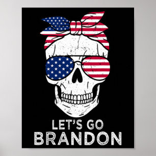 Póster Halloween Vamos Brandon Ndana Skull Aviation Su